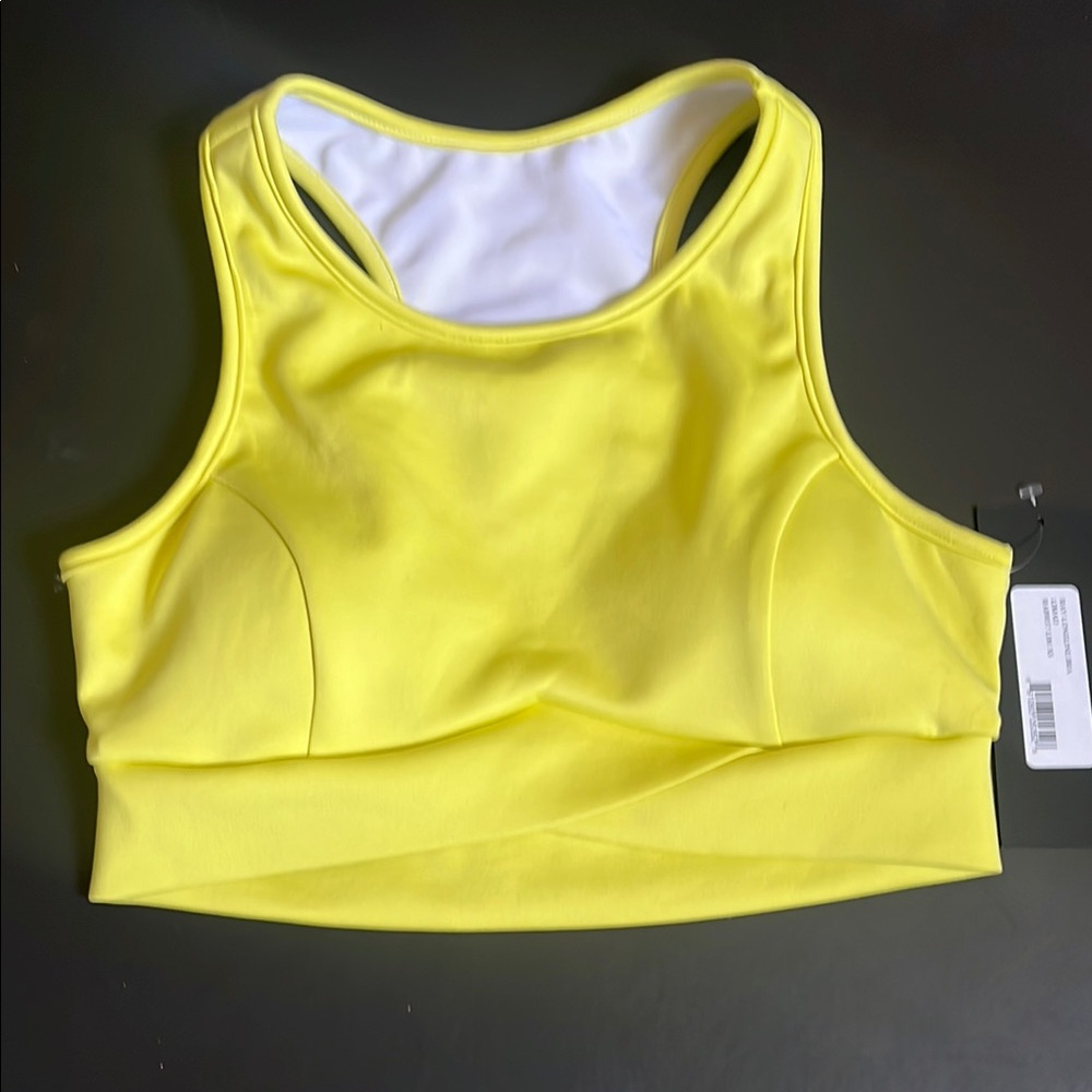 MICHI RAY Longline Swim Top